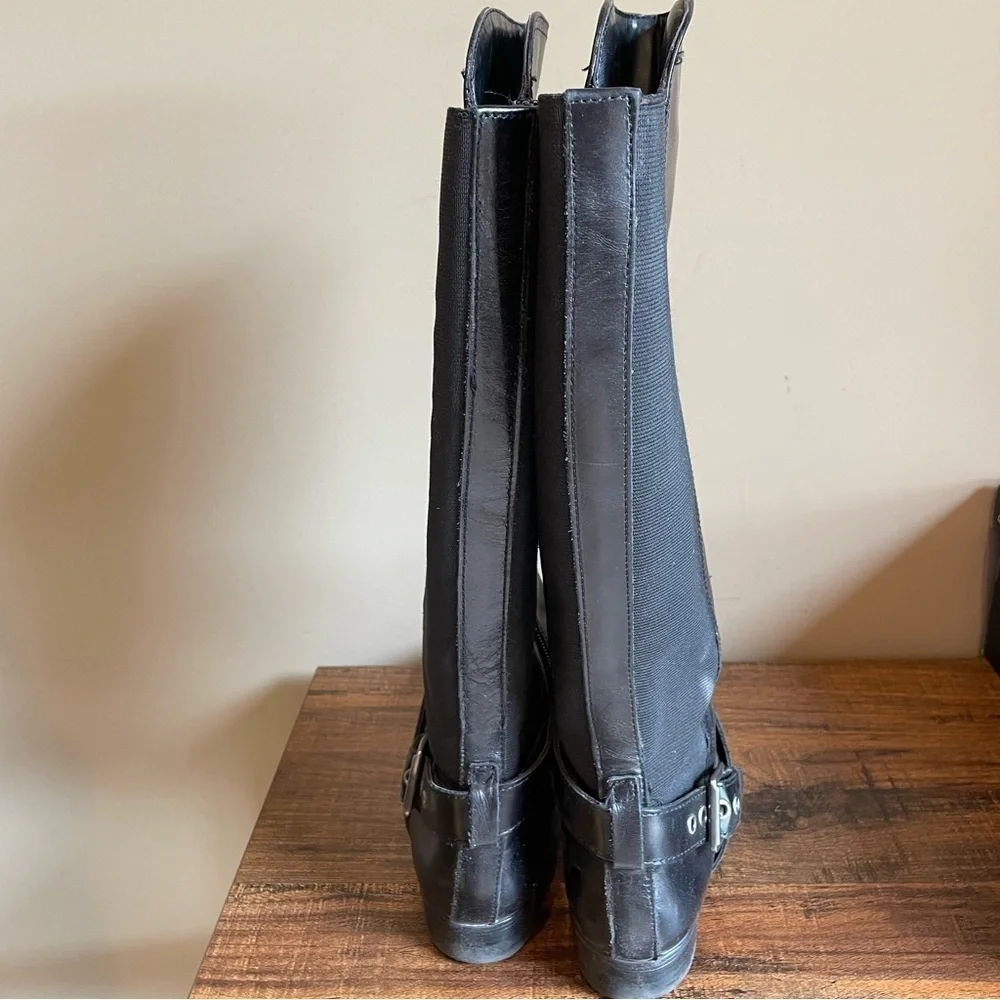 Liz Claiborne black riding boots Leather 6.5